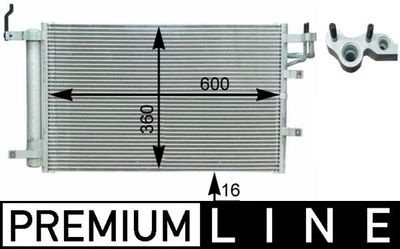 CONDENSATOR CLIMATIZARE MAHLE AC430000P