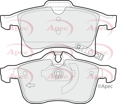 Brake Pad Set APEC PAD1348