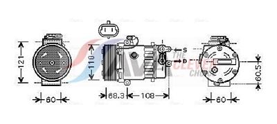 COMPRESOR CLIMATIZARE AVA Clever Choice OLAK464