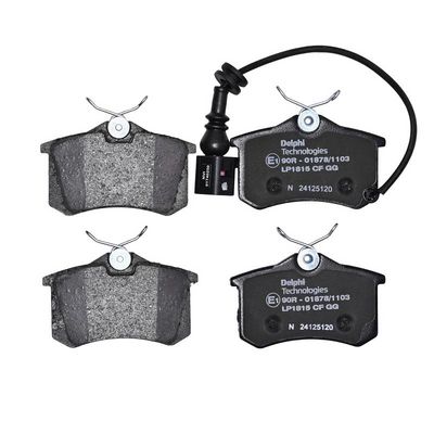 BREMSBELAGSATZ SCHEIBENBREMSE DELPHI LP1815 1