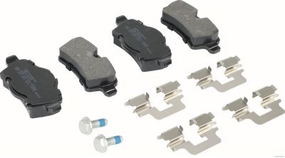 комплект спирачно феродо, дискови спирачки HERTH+BUSS JAKOPARTS J3610840