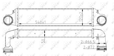 INTERCOOLER COMPRESOR NRF 30165A 4