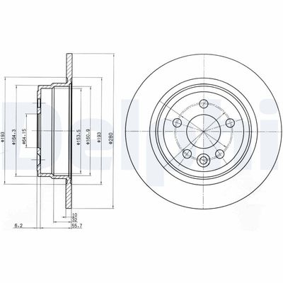 Brake Disc BG3550