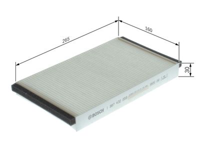 BOSCH Filtras, salono oras