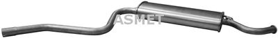 ASMET 16.024 Глушитель выхлопных газов  для FIAT CINQUECENTO (Фиат Кинqуекенто)