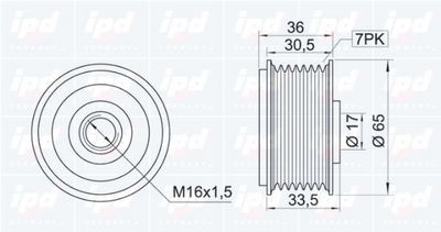 SISTEM ROATA LIBERA GENERATOR IPD 121051 1