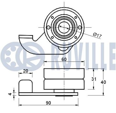 ROLA INTINZATOR CUREA DISTRIBUTIE RUVILLE 540084 1