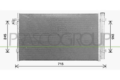 кондензатор, климатизация PRASCO BM053C001