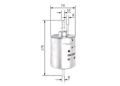 KRAFTSTOFFFILTER BOSCH F026403003