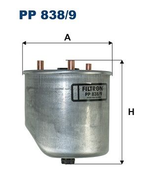 FILTRON PP 838/9 Топливный фильтр  для VOLVO C30 (Вольво К30)