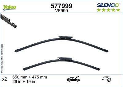 Pióro wycieraczki VALEO 577999