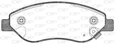 OPEN PARTS BPA1276.01 Тормозные колодки и сигнализаторы для OPEL CORSA D (S07) 1.7 CDTI (L08, L68) OPEN PARTS BPA1276.01 Тормозные колодки и сигнализаторы для OPEL CORSA D (S07) 1.7 CDTI (L08, L68)