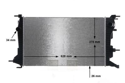 RADIATOR RACIRE MOTOR MAHLE CR809000S 10