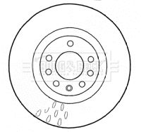 BORG & BECK BBD4576 Тормозные диски для FIAT CROMA (194_) 1.9 D Multijet (194AXC1B, 194AXC12) BORG & BECK BBD4576 Тормозные диски для FIAT CROMA (194_) 1.9 D Multijet (194AXC1B, 194AXC12)