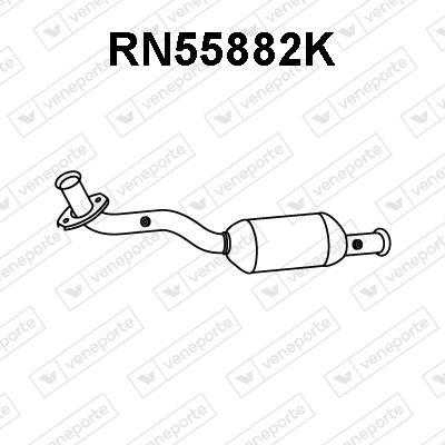 VENEPORTE RN55882K Катализатор для RENAULT TWINGO II (CN0_) 1.2 16V (CN04, CN0A, CN0B)