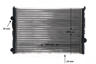 RADIATOR RACIRE MOTOR MAHLE CR507000S 12