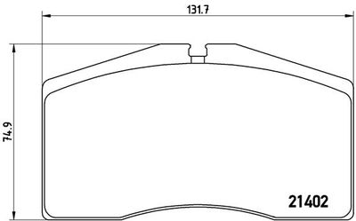 BREMBO P 65 006 Тормозные колодки и сигнализаторы  для PORSCHE  (Порш 968)