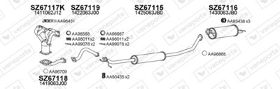SISTEM DE ESAPAMENT VENEPORTE 670060