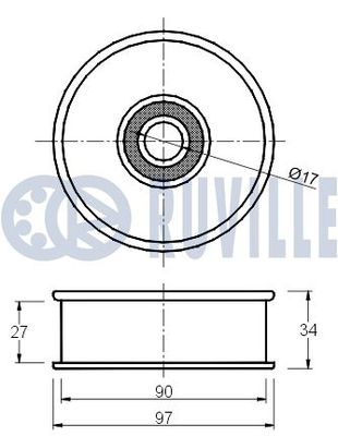 ROLA GHIDARE/CONDUCERE CUREA TRANSMISIE RUVILLE 540995 1