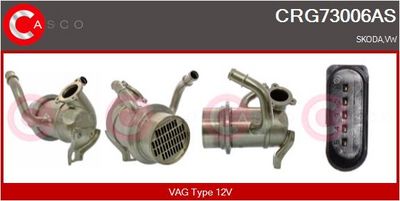 Chladič, recirkulace spalin CASCO CRG73006AS
