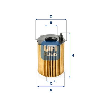Filtr oleju UFI 25.187.00 produkt