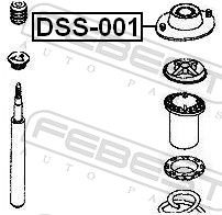 Опора стойки амортизатора DSS-001