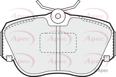 Brake Pad Set APEC PAD608