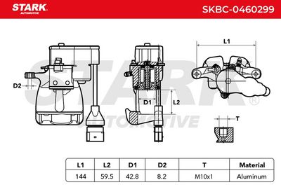 спирачен апарат STARK SKBC-0460299