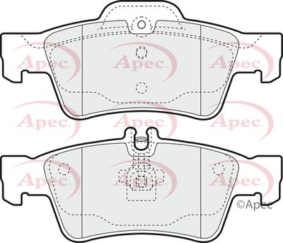 Brake Pad Set APEC PAD1322