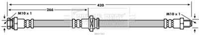 Brake Hose Borg & Beck BBH7365