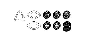 SET MONTARE SISTEM DE ESAPAMENT