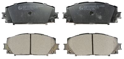 Комплект тормозных колодок, дисковый тормоз B110980