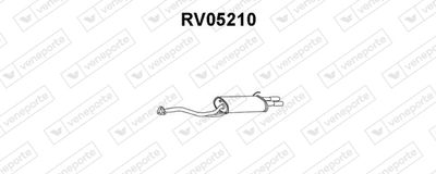 Глушитель выхлопных газов конечный VENEPORTE RV05210 для ROVER 800