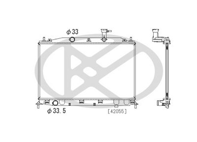 Radiator, racire motor Koyorad PL812453