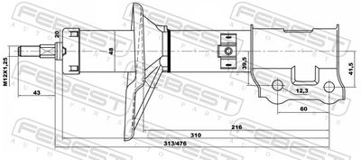 Shock Absorber 12666694FL