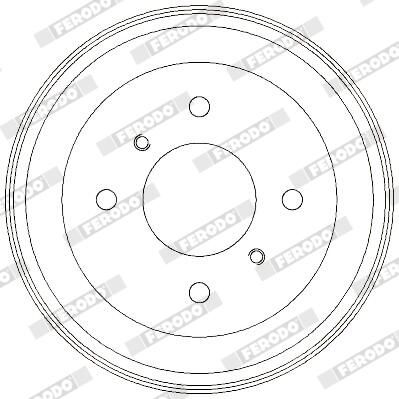 BREMSTROMMEL FERODO FDR329266 2