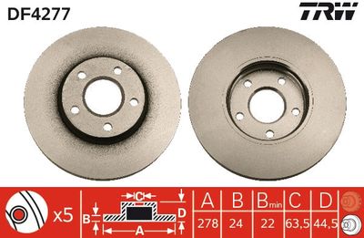 Brake Disc DF4277