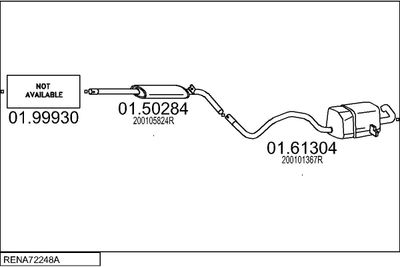 SISTEM DE ESAPAMENT MTS RENA72248A122937