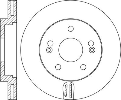 NiBK RN2114 Тормозные диски для KIA (Киа Кеед)