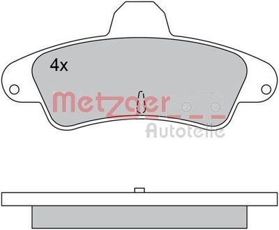 METZGER 1170430 Тормозные колодки и сигнализаторы  для FORD MONDEO II седан (BFP) 1.8 TD