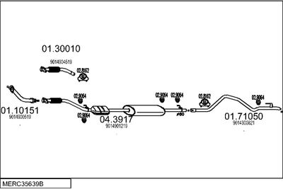 SISTEM DE ESAPAMENT MTS MERC35639B008721