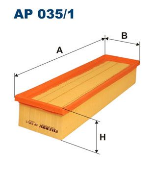 Luftfilter FILTRON AP 035/1