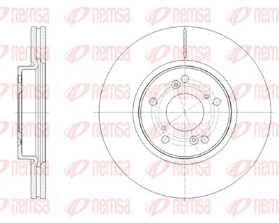 REMSA 62108.10 Гальмівні диски 