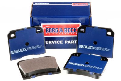 комплект спирачно феродо, дискови спирачки BORG & BECK BBP1281