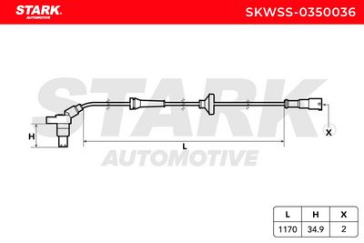 датчик, обороти на колелото STARK SKWSS-0350036
