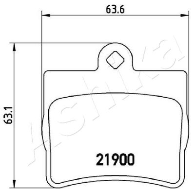 Brake Pad Set, disc brake 51-00-0503