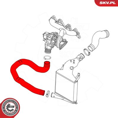 ESEN SKV - Hadica plniaceho vzduchu (hadica turba) OPEL, VAUXHALL, GENERAL MOTORS , 54SKV027