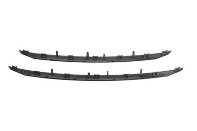 Font rooster strip (plastic, zwart) past: PEUGEOT 2008 I 03.13-03.16