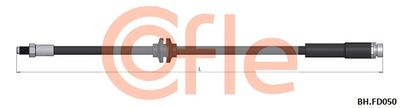 Тормозной шланг COFLE 92.BH.FD050 для FORD C-MAX