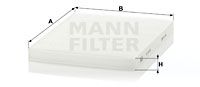 MANN-FILTER CU 23 010 Фильтр салона  для HYUNDAI ix20 (Хендай Иx20)